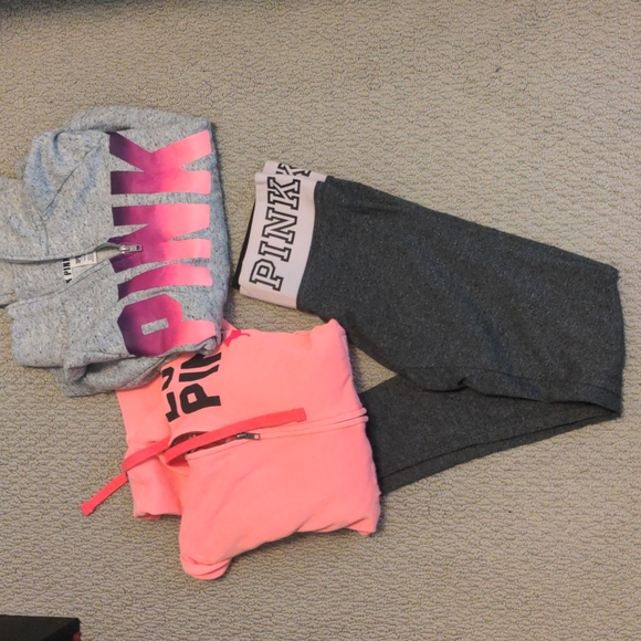PINK Victoria's Secret Tops - Victoria secret pink leggings and jackets